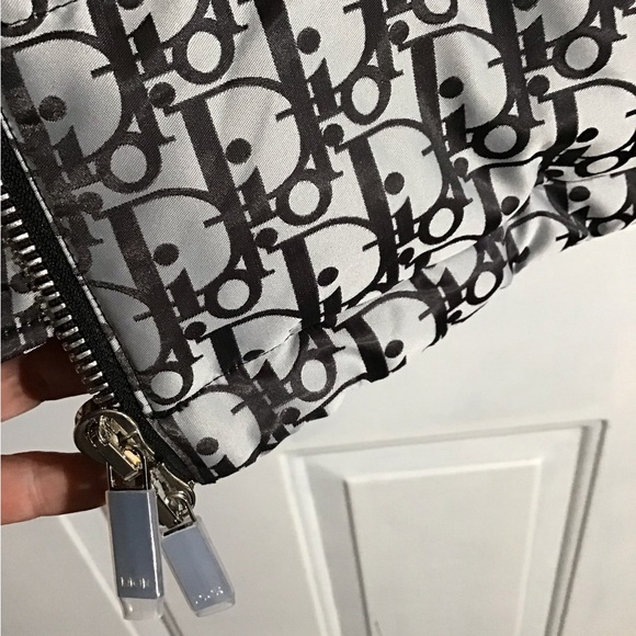 Mens Monogram Dior puffer jacket/silver technical - Picture 5 of 5